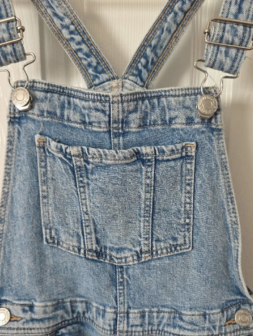 H&M Light Blue Denim Overalls - Kids